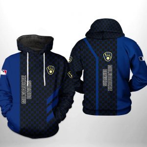 Milwaukee Brewers MLB 3D Printed Hoodie/Zipper Hoodie