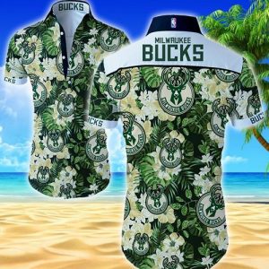 Milwaukee Bucks Hawaiian Shirt Summer Button Up
