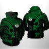 Milwaukee Bucks NBA Skull Team 3D Printed Hoodie/Zipper Hoodie