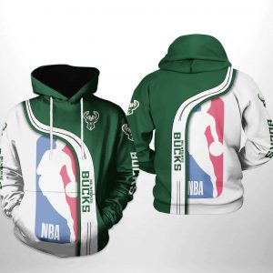 Milwaukee Bucks NBA Team 3D Printed Hoodie/Zipper Hoodie