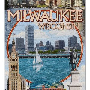 Milwaukee, Wisconsin Jigsaw Puzzle Set
