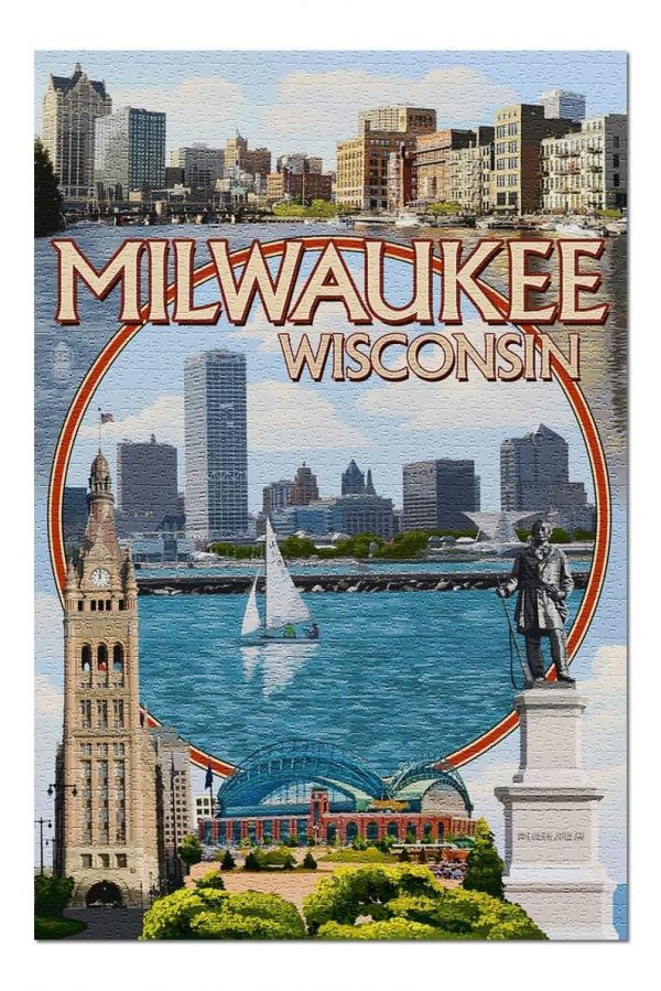 Milwaukee, Wisconsin Jigsaw Puzzle Set