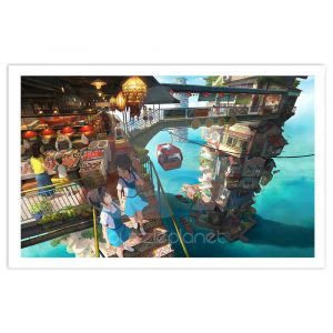 Mingle In Water Market Jigsaw Puzzle Set