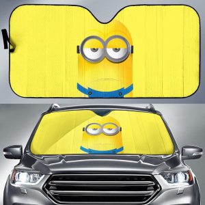 Minion Cute Cartoon Car Auto Sun Shade