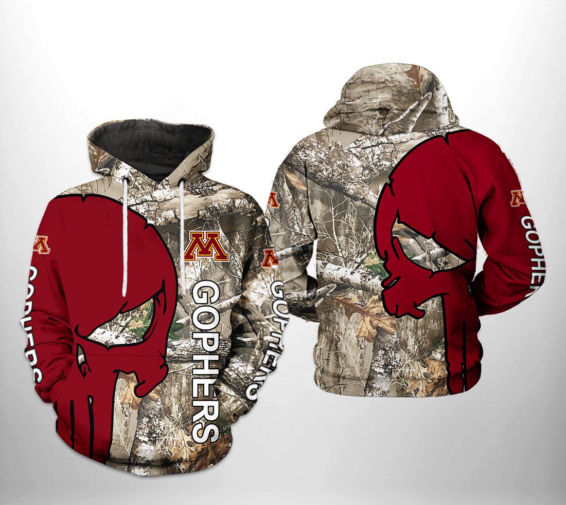 Minnesota Golden Gophers NCAA Camo Veteran Hunting 3D Printed Hoodie/Zipper Hoodie Minnesota Golden Gophers NCAA Camo Veteran Hunting 3D Printed Hoodie/Zipper Hoodie
