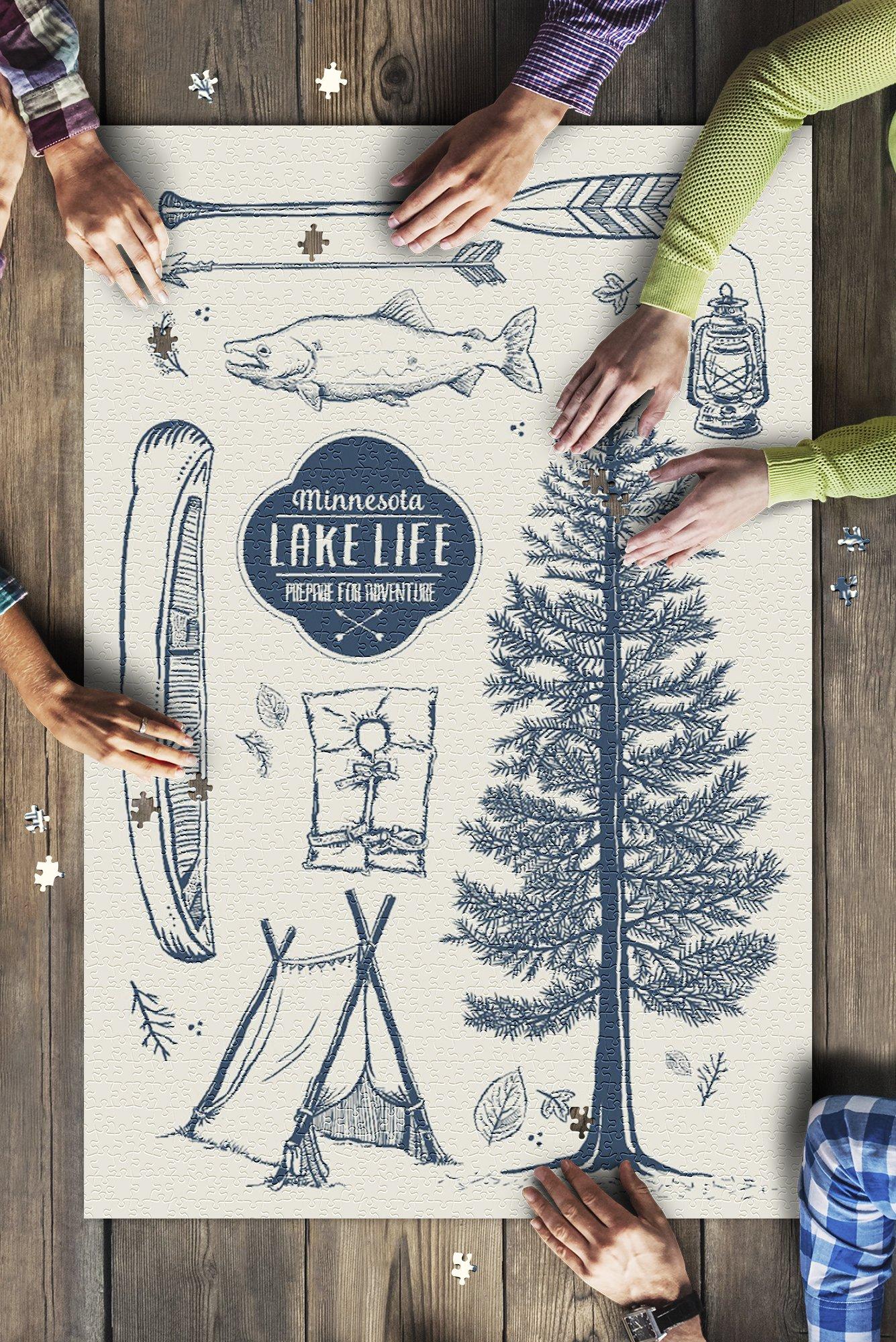 Minnesota The Lake Life Lake Collage Jigsaw Puzzle Set Minnesota The Lake Life Lake Collage Jigsaw Puzzle Set