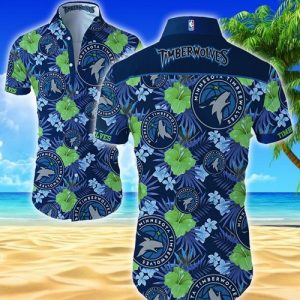 Minnesota Timberwolves Hawaiian Shirt Summer Button Up