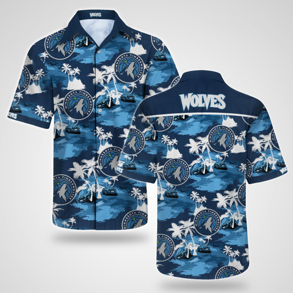 Minnesota Timberwolves Hawaiian Shirt Summer Button Up