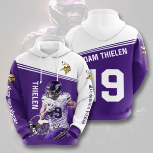 Minnesota Vikings 3D Printed Hoodie/Zipper Hoodie