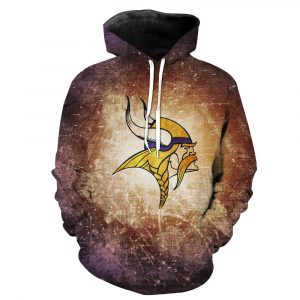 Minnesota Vikings 3D Printed Hoodie/Zipper Hoodie