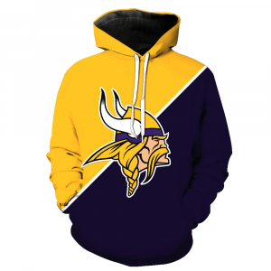 Minnesota Vikings 3D Printed Hoodie/Zipper Hoodie