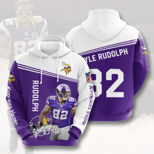 Minnesota Vikings 3D Printed Hoodie/Zipper Hoodie