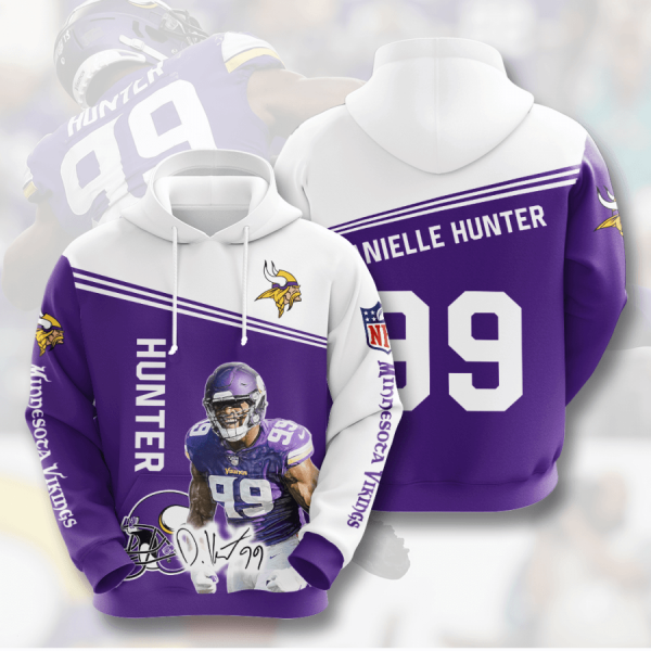 Minnesota Vikings 3D Printed Hoodie/Zipper Hoodie