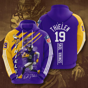 Minnesota Vikings 3D Printed Hoodie/Zipper Hoodie