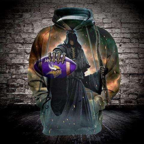 Minnesota Vikings 3D Printed Hoodie/Zipper Hoodie Minnesota Vikings 3D Printed Hoodie/Zipper Hoodie