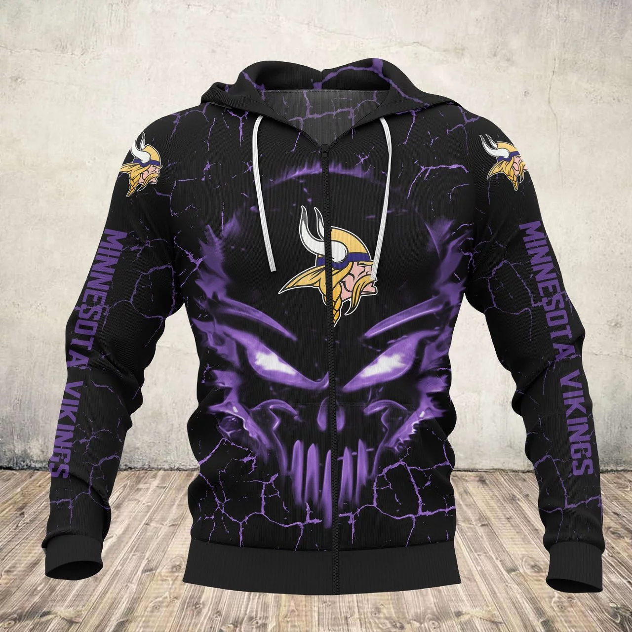 Minnesota Vikings 3D Printed Hoodie/Zipper Hoodie