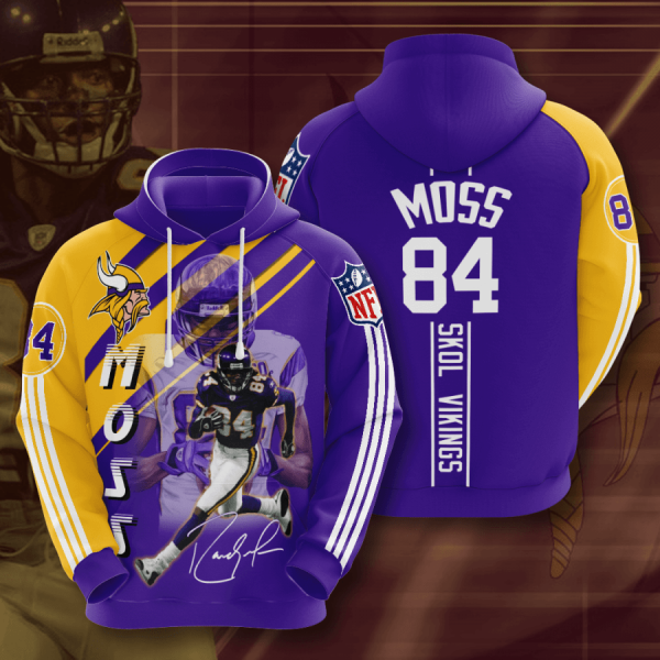 Minnesota Vikings 3D Printed Hoodie/Zipper Hoodie