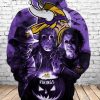 Minnesota Vikings 3D Printed Hoodie/Zipper Hoodie