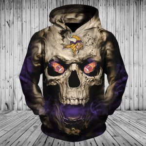 Minnesota Vikings 3D Printed Hoodie/Zipper Hoodie