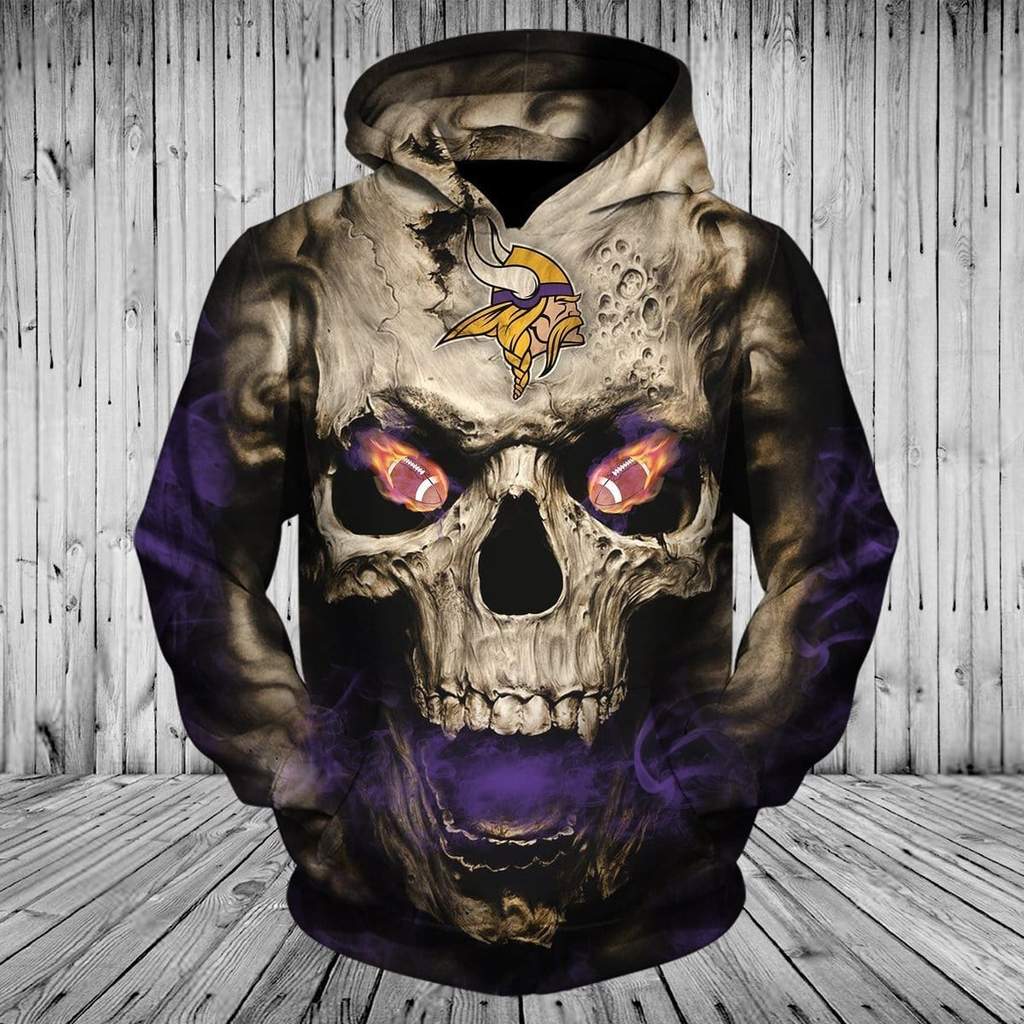 Minnesota Vikings 3D Printed Hoodie/Zipper Hoodie Minnesota Vikings 3D Printed Hoodie/Zipper Hoodie