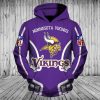 Minnesota Vikings 3D Printed Hoodie/Zipper Hoodie
