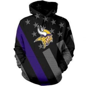 Minnesota Vikings 3D Printed Hoodie/Zipper Hoodie