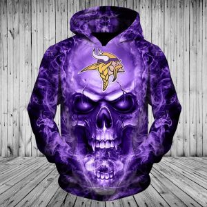 Minnesota Vikings 3D Printed Hoodie/Zipper Hoodie