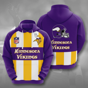 Minnesota Vikings 3D Printed Hoodie/Zipper Hoodie