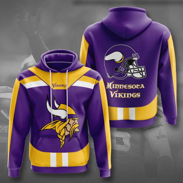 Minnesota Vikings 3D Printed Hoodie/Zipper Hoodie