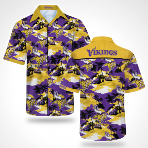 Minnesota Vikings Hawaiian Shirt Summer Button Up