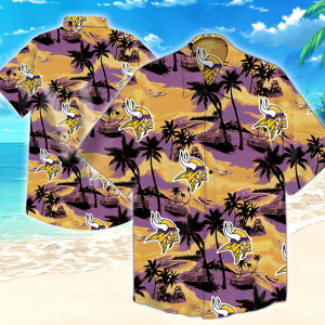 Minnesota Vikings Hawaiian Shirt Summer Button Up