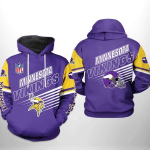 Minnesota Vikings NFL Team 3D Printed Hoodie/Zipper Hoodie