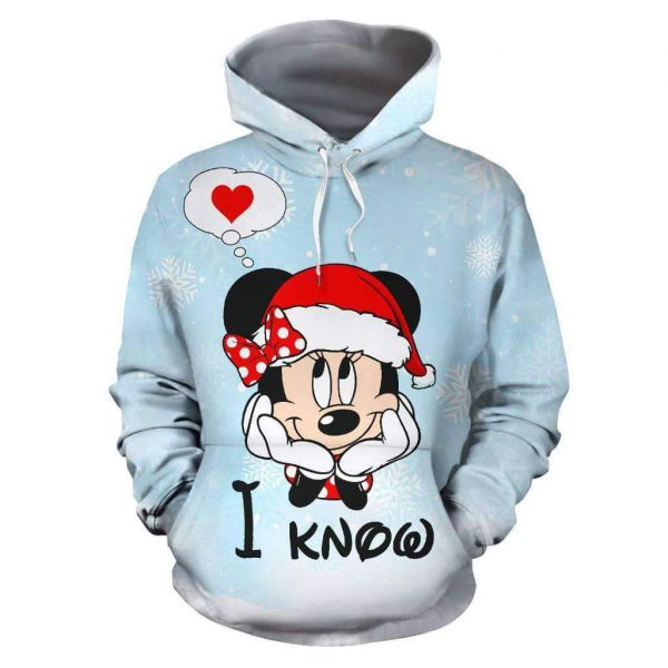 Minnie I Know 3D Printed Hoodie/Zipper Hoodie