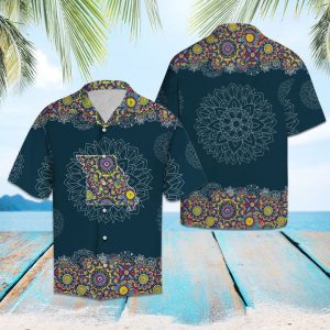 Missouri Mandala Hawaiian Shirt Summer Button Up