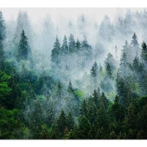 Misty Mountain With Fog Jigsaw Puzzle Set
