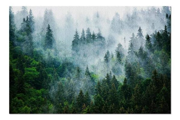 Misty Mountain With Fog Jigsaw Puzzle Set