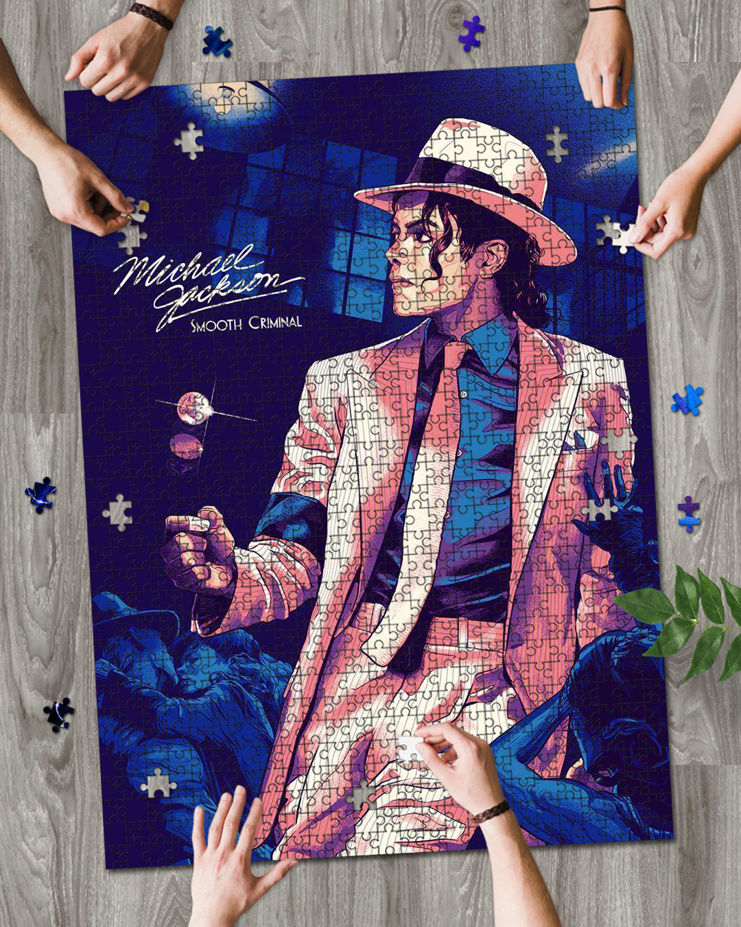 Mj Smooth Criminal Jigsaw Puzzle Set Mj Smooth Criminal Jigsaw Puzzle Set