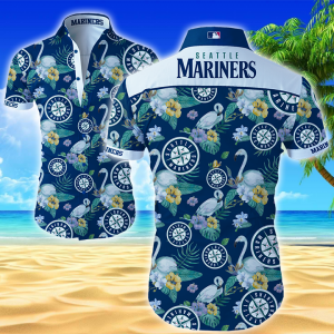 Mlb Seattle Mariners Hawaiian Shirt Summer Button Up