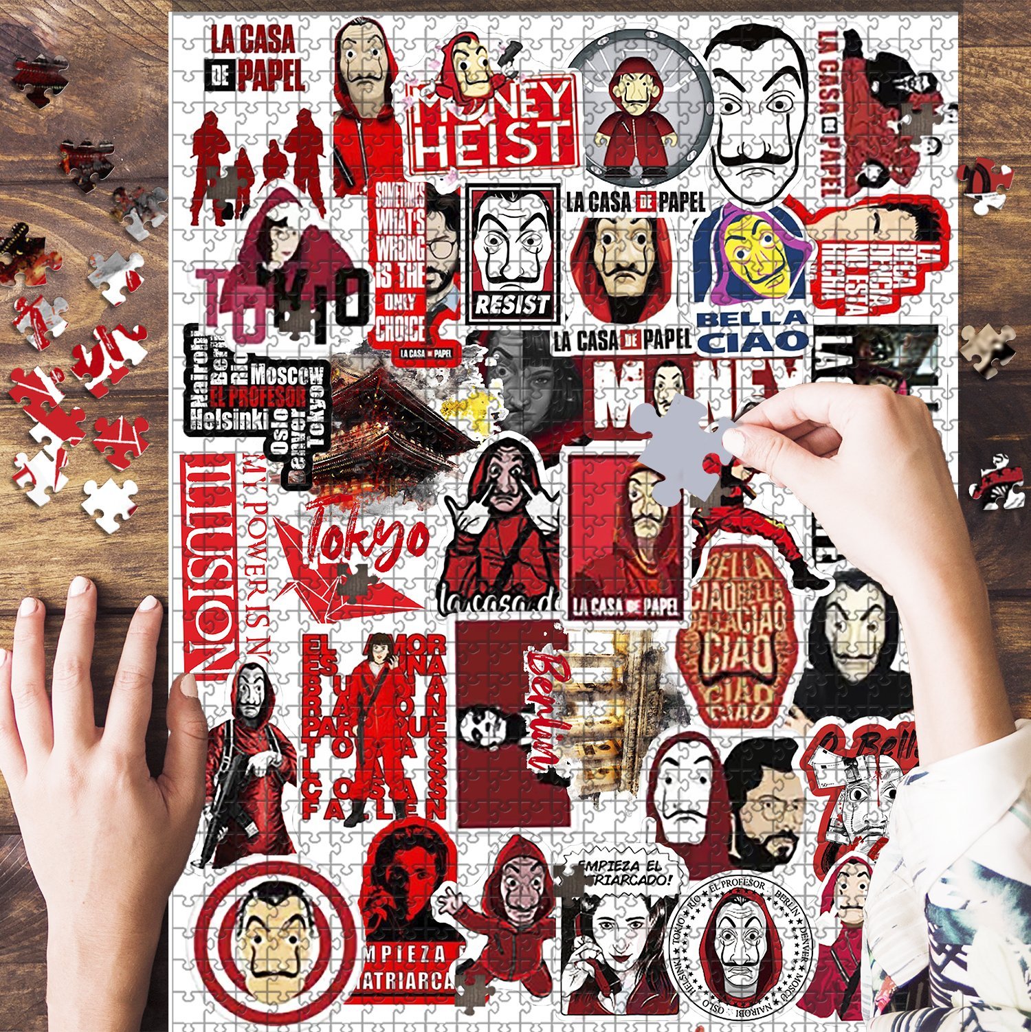 Money Heist 02 Jigsaw Puzzle Set Money Heist 02 Jigsaw Puzzle Set