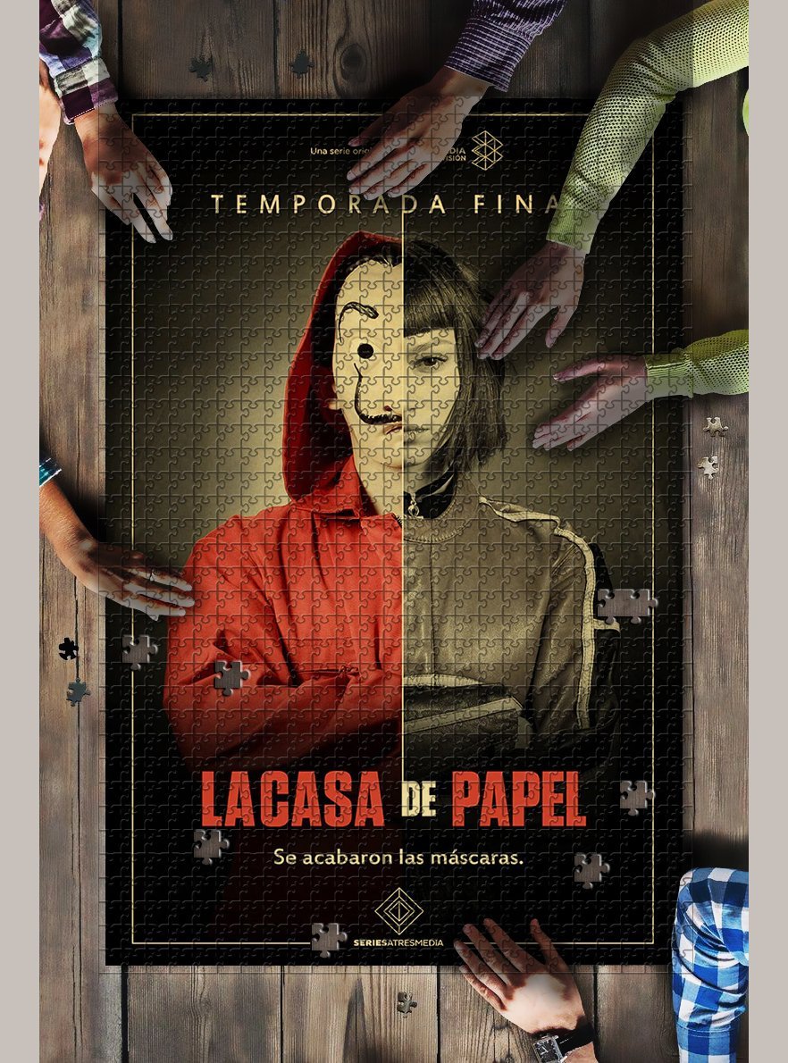 Money Heist La Casa De Papel Tv Show Jigsaw Puzzle Set Money Heist La Casa De Papel Tv Show Jigsaw Puzzle Set