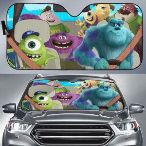 Monster University Car Auto Sun Shade