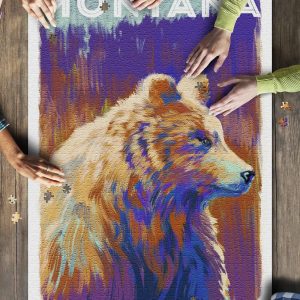 Montana Grizzly Bear? Jigsaw Puzzle Set