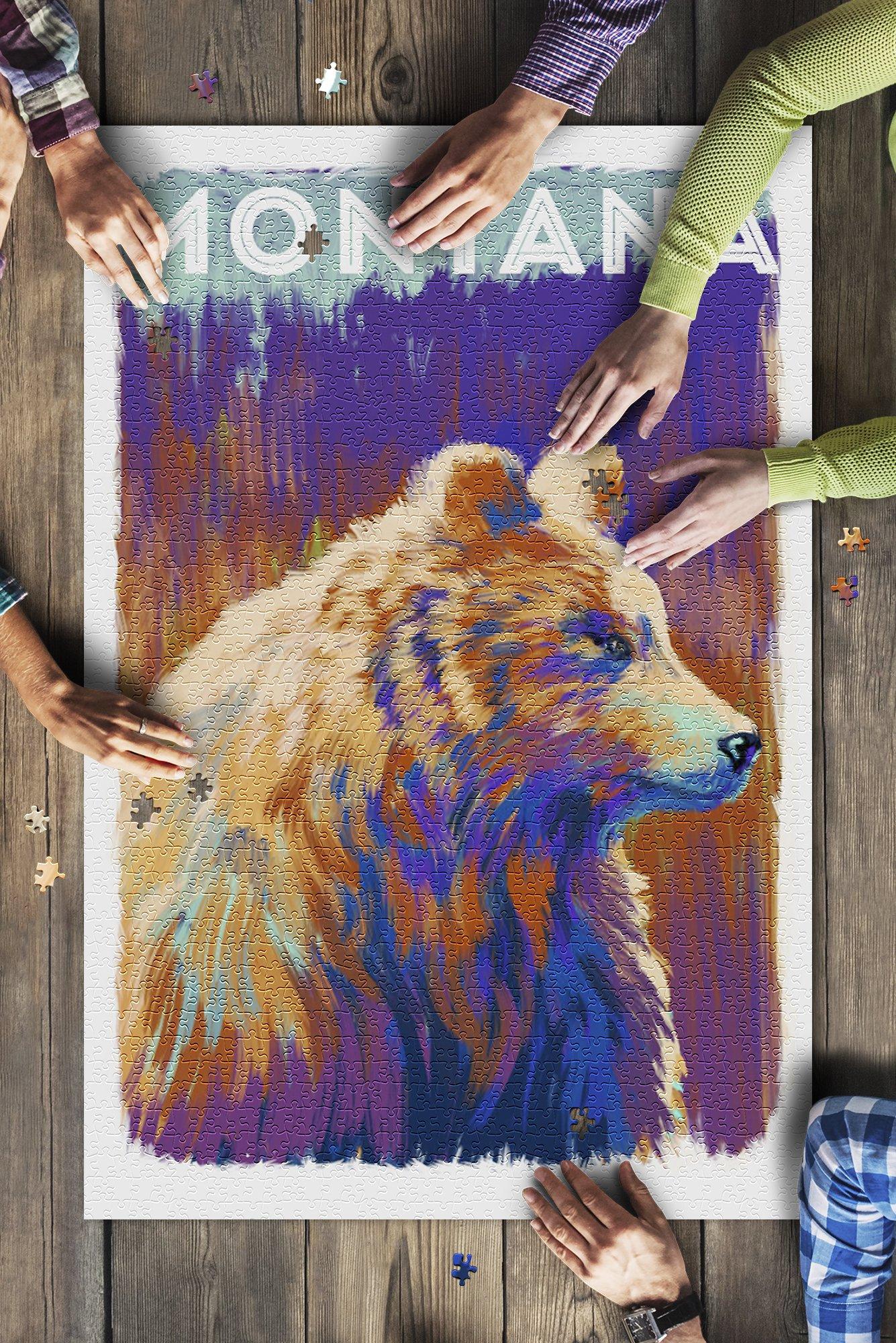 Montana Grizzly Bear? Jigsaw Puzzle Set Montana Grizzly Bear? Jigsaw Puzzle Set
