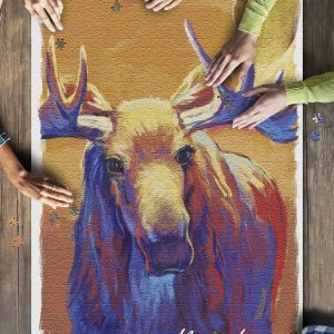 Montana Moose Jigsaw Puzzle Set