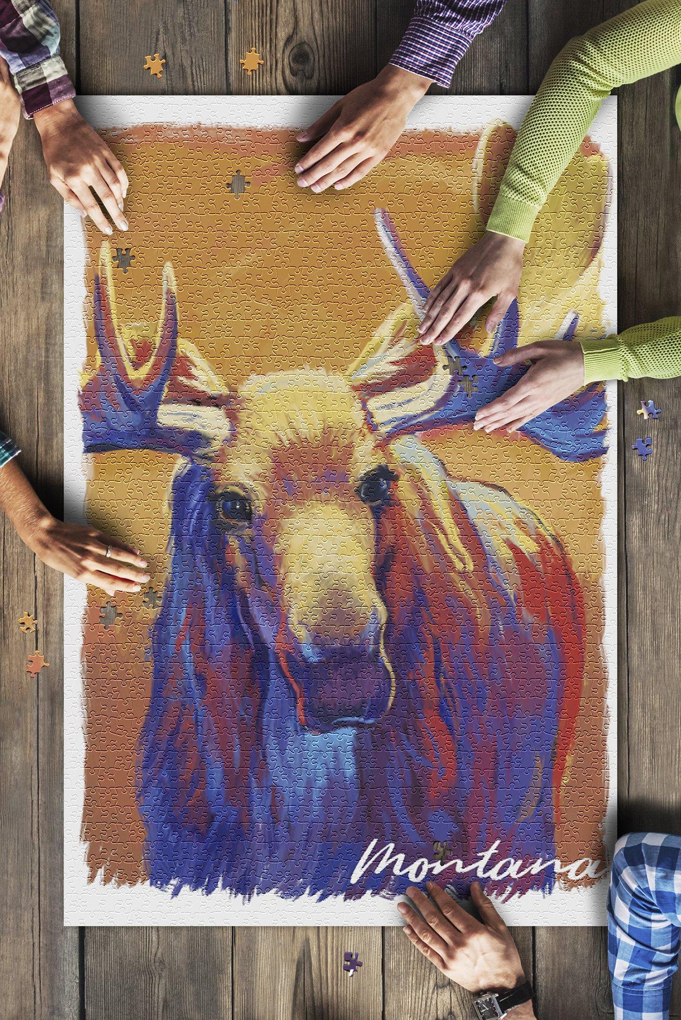 Montana Moose Jigsaw Puzzle Set Montana Moose Jigsaw Puzzle Set