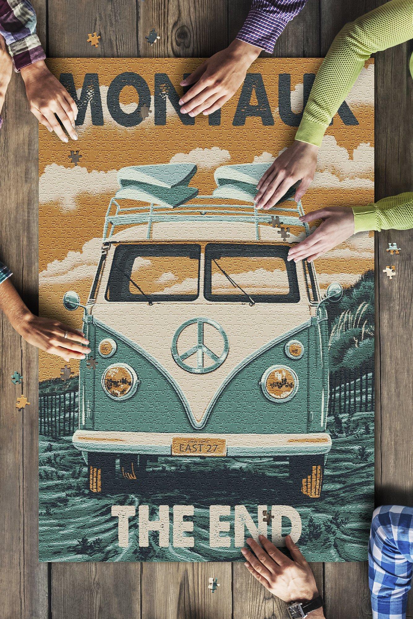 Montauk, New York Camper Van Jigsaw Puzzle Set Montauk, New York Camper Van Jigsaw Puzzle Set