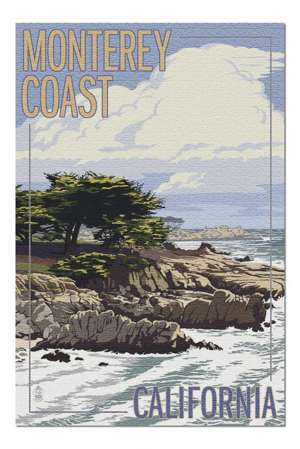 Monterey Coast Jigsaw Puzzle Set