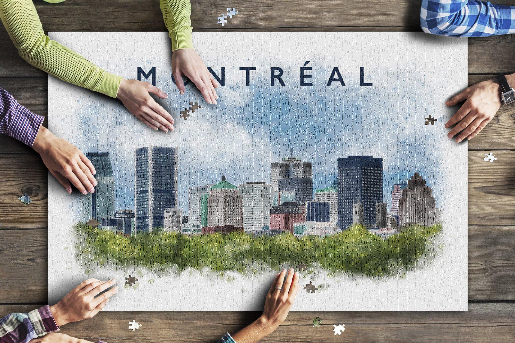 Montreal, Canada Montreal Skyline Jigsaw Puzzle Set Montreal, Canada Montreal Skyline Jigsaw Puzzle Set
