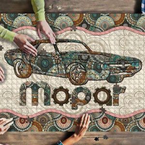 Mopar Car Jigsaw Puzzle Set