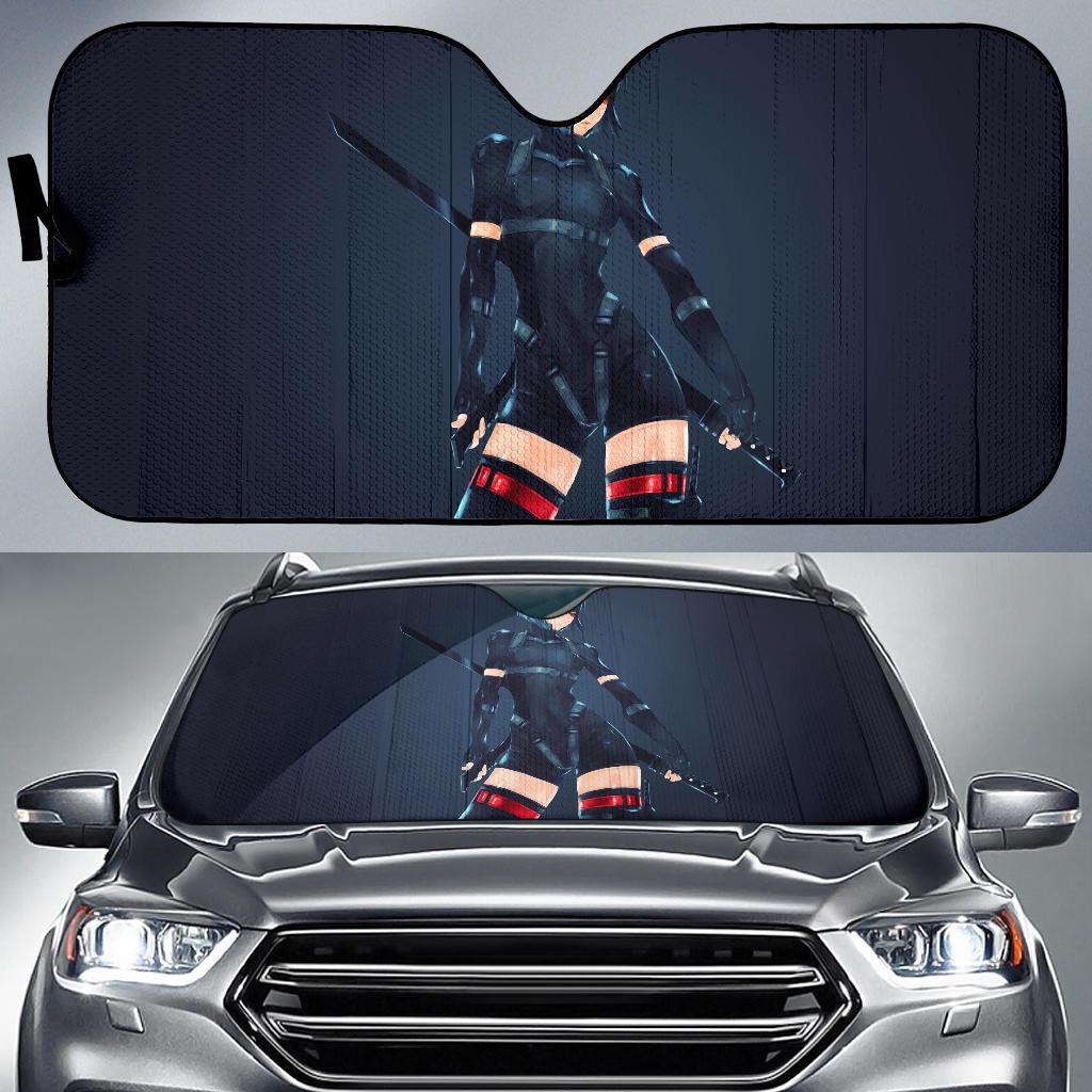 Motoko Kusanagi Ghost In The Shells Anime Car Auto Sun Shade Motoko Kusanagi Ghost In The Shells Anime Car Auto Sun Shade